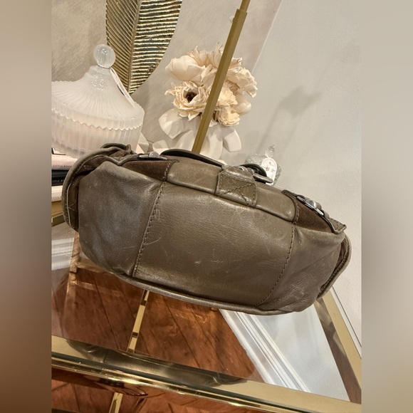 Christian Dior Green Calfskin Suede Rebelle Hobo Bag - Picture 12 of 16